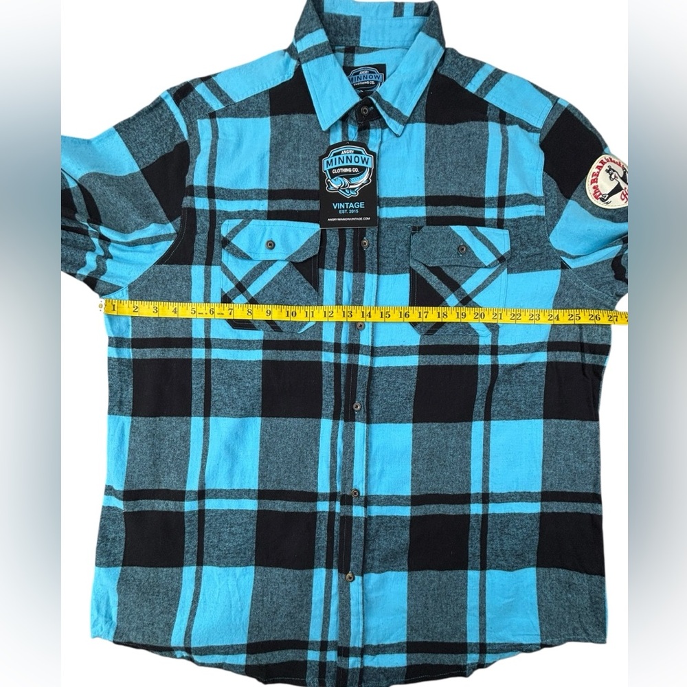 NWT | Angry Minnow | Hamm’s Beer Flannel | XXL - Picture 4 of 7